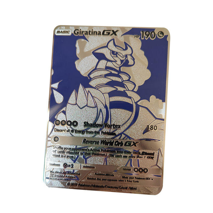 Set cartonase Pokemon IdeallStore®, Silver GTX, editie de colectie, 55 bucati, argintii [12]