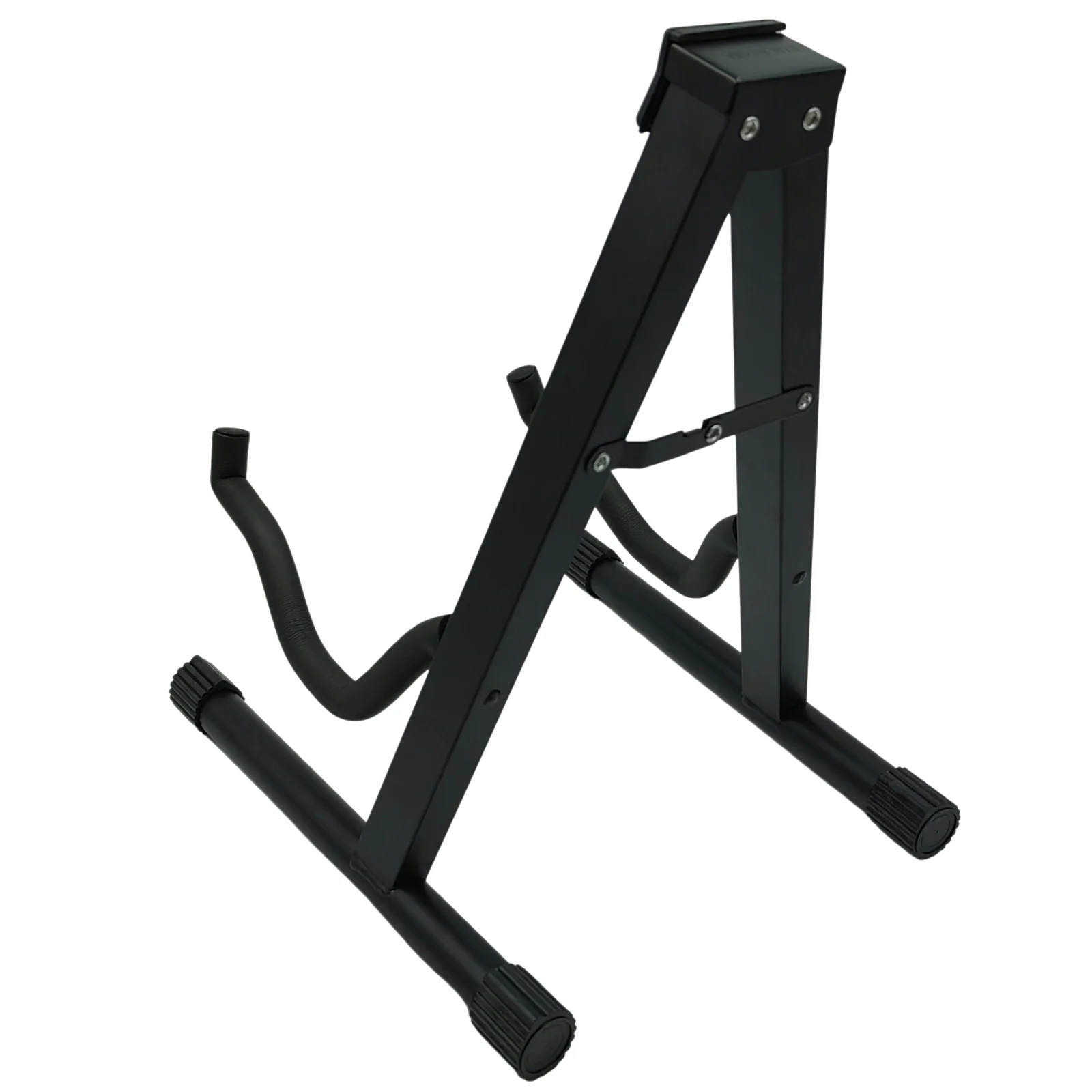 Set stativ si chitara clasica din lemn, Cutaway alb, 95 cm [10]
