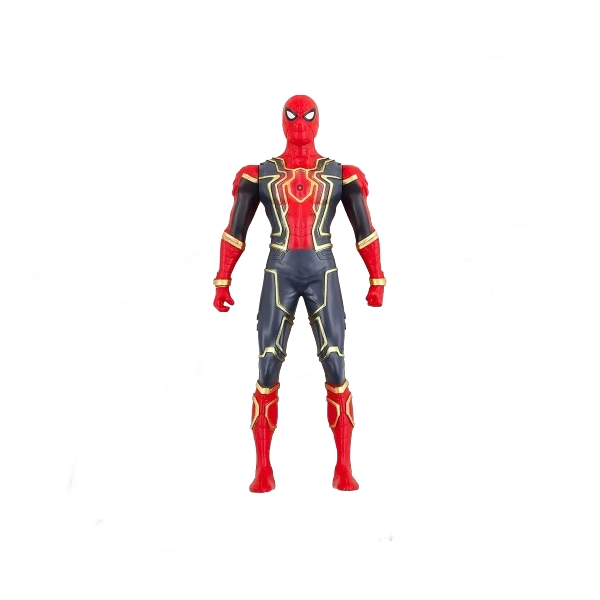 Set costum Spiderman cu muschi si manusa lansator cu 7 ventuze din burete , IdeallStore®, marime L, rosu [3]