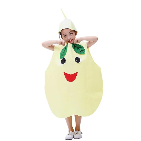 Set costume pentru copii Pepene si Para DEPOX®, verde/galben, marime universala [10]