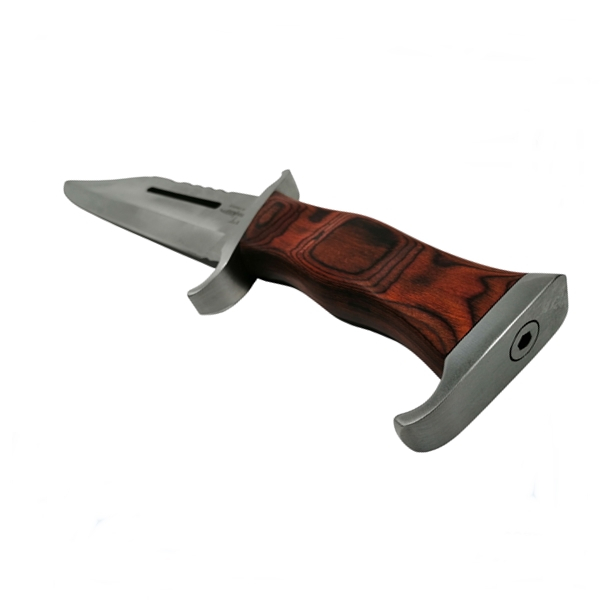 Set Cutit Baioneta 42 cm si Maceta Rambo 56,5 cm, IdeallStore®, Teaca inclusa [7]