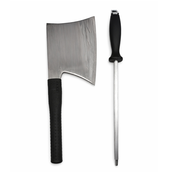 Set cutite profesionale macelarie 8 piese, DEPOX®, otel inoxidabil, multicolor [5]