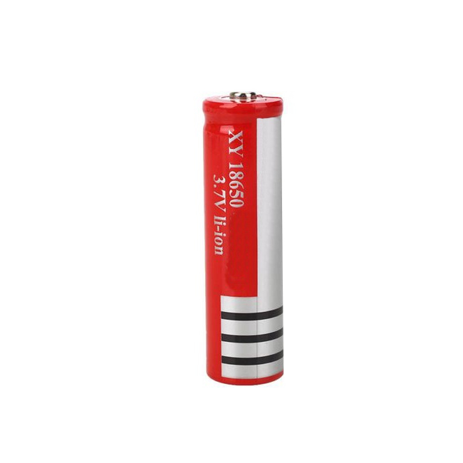 Set de 2 Acumulatori IdeallStore®, GH 18650, 6800 mAh, 3.7 V, Li-ion, rosu [3]