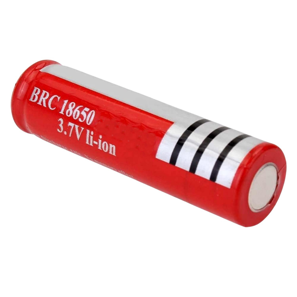 Set de 2 Acumulatori IdeallStore®, GH 18650, 6800 mAh, 3.7 V, Li-ion, rosu [2]