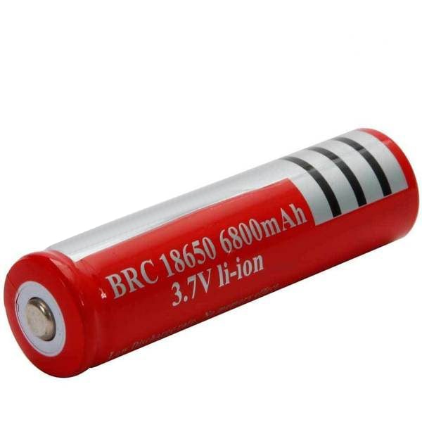 Set de 2 Acumulatori IdeallStore®, GH 18650, 6800 mAh, 3.7 V, Li-ion, rosu [4]