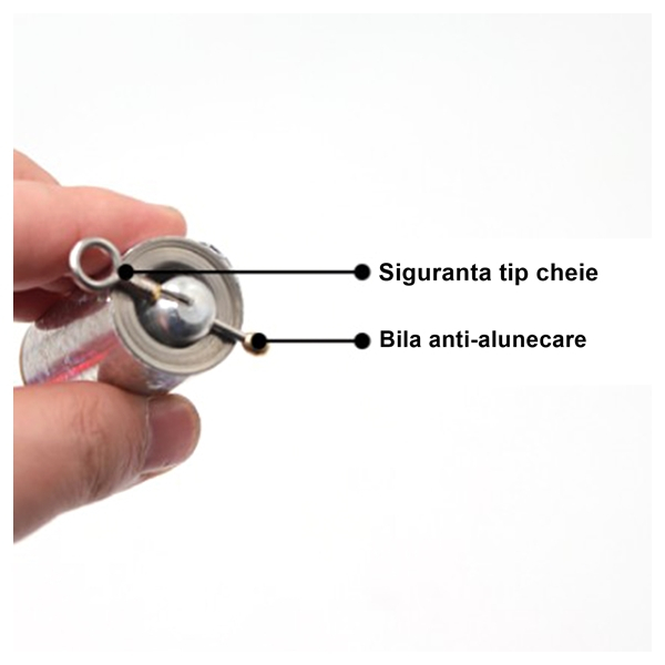 Set de 2 Bastoane extensibile pentru antrenament IdeallStore ,Automat , 150 cm , Argintiu [8]