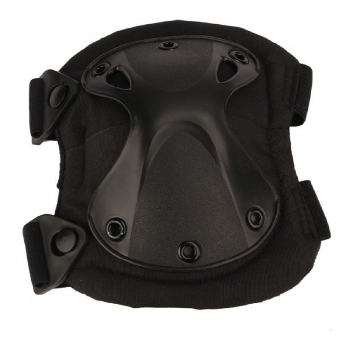 Set de protectie, Tactical Gear, genunchiere si cotiere, nylon, marime universala, negru [3]