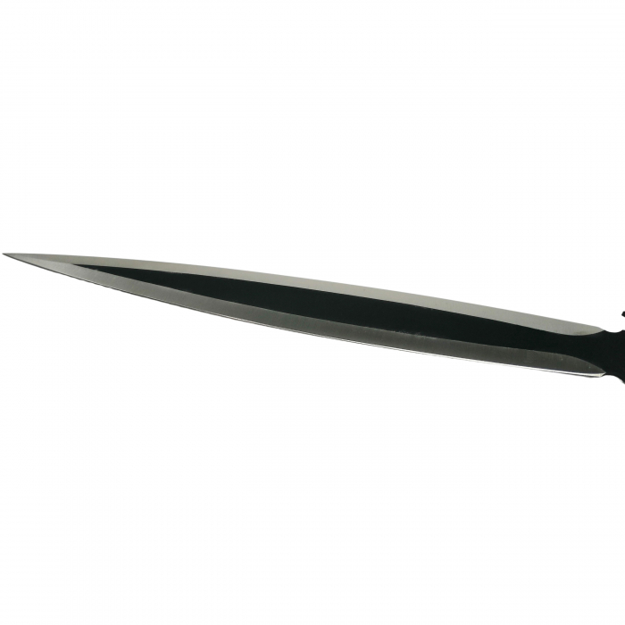 Set de vanatoare IdeallStore®, Sabie Red Ronin si cutit King Cobra , otel inoxidabil, negru [12]