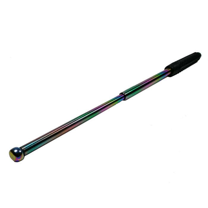 Set doua bastoane telescopice IdeallStore®, True Siege, otel inoxidabil, 64 cm, 3 sectiuni, husa inclusa [10]