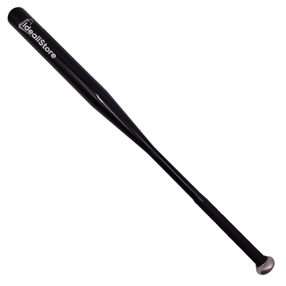 Set doua bate de baseball IdeallStore®, Home Run, aluminiu, 80 cm, negru [2]