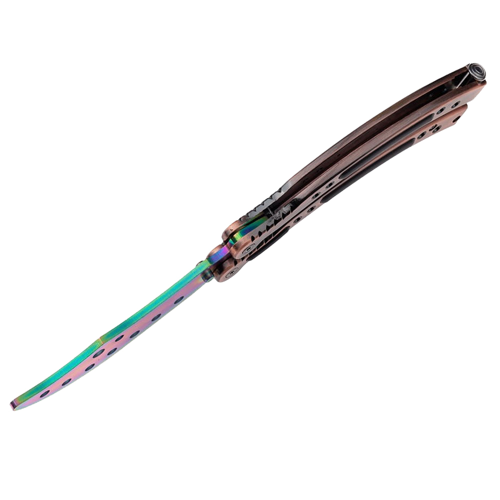 Set doua briceaguri de antrenament IdeallStore®, Inferno Blades, otel inoxidabil, 24 cm, multicolor [3]