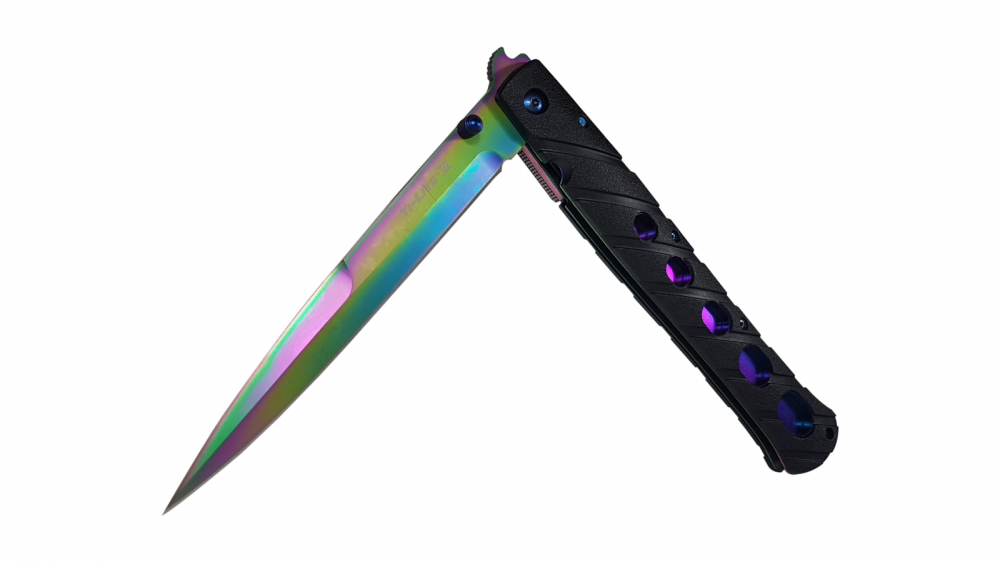 Set doua bricege stiletto, lama blocabila, prindere curea, 33 cm [7]