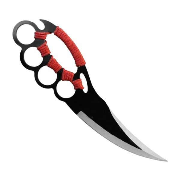 Set doua cutite de vanatoare, Cobra Red, IdeallStore, negru, husa inclusa [2]