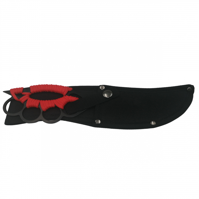 Set doua cutite de vanatoare, Cobra Red, IdeallStore, negru, husa inclusa [10]
