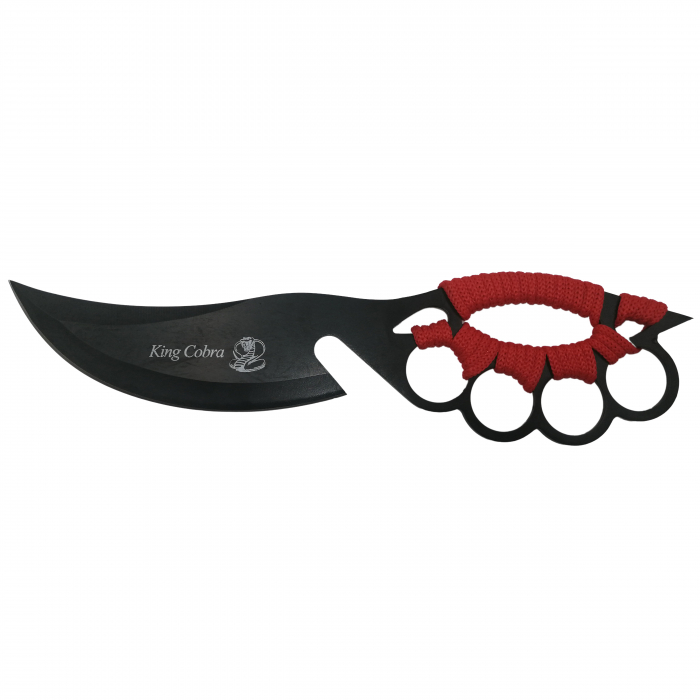 Set doua cutite de vanatoare, Cobra Red, IdeallStore, negru, husa inclusa [8]