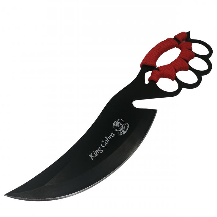 Set doua cutite de vanatoare, Cobra Red, IdeallStore, negru, husa inclusa [7]