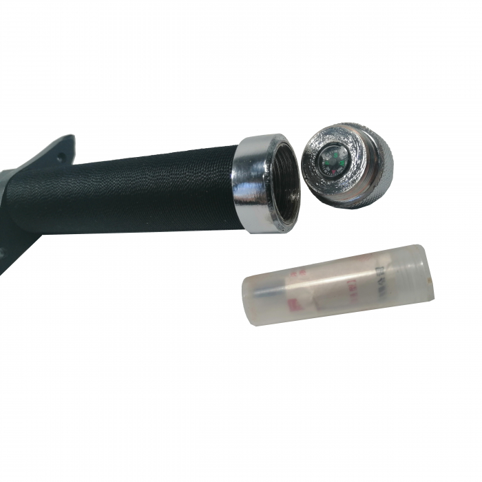 Set doua cutite de vanatoare First Blood, IdeallStore®, Otel inoxidabil, Teaca inclusa [7]