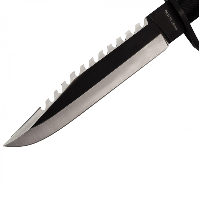 Set doua cutite de vanatoare, Tactical Knife, IdeallStore®, Otel inoxidabil, Negru [7]