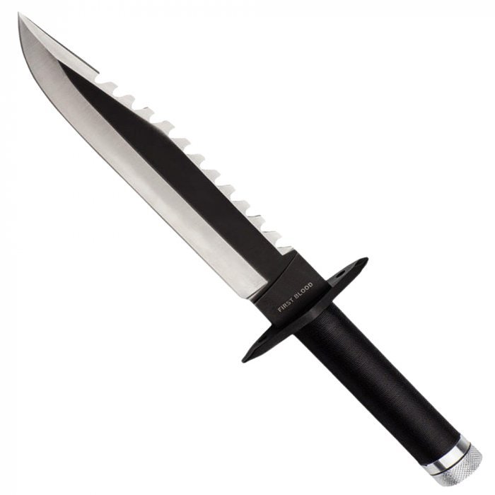 Set doua cutite de vanatoare, Tactical Knife, IdeallStore®, Otel inoxidabil, Negru [8]