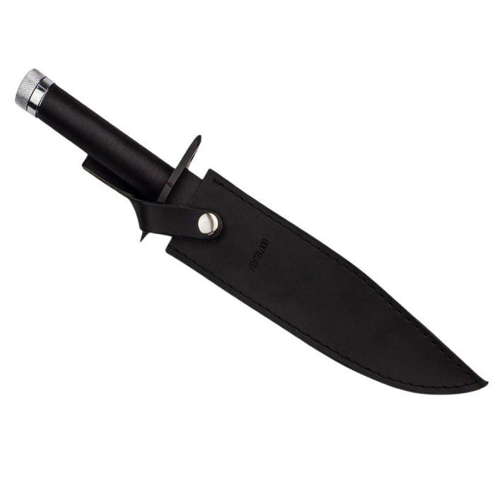 Set doua cutite de vanatoare, Tactical Knife, IdeallStore®, Otel inoxidabil, Negru [11]