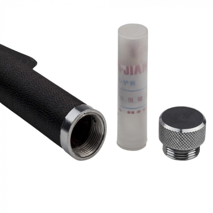 Set doua cutite de vanatoare, Tactical Knife, IdeallStore®, Otel inoxidabil, Negru [9]