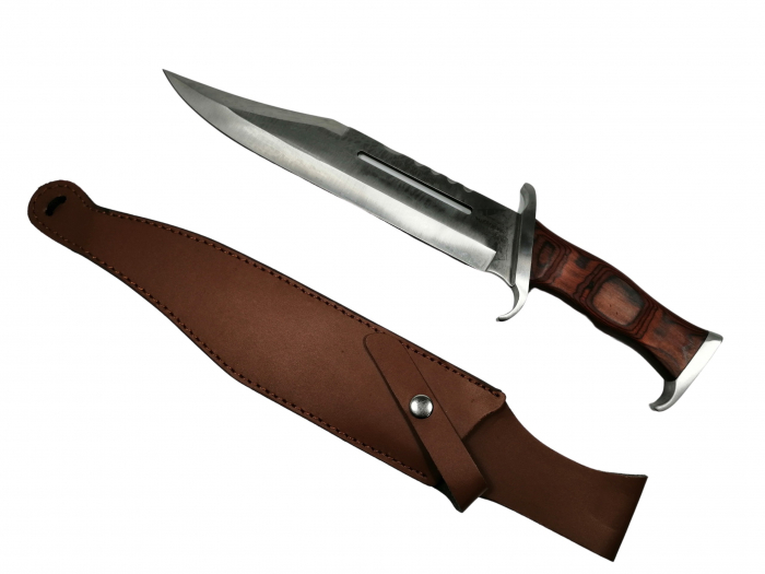 Set doua cutite de vanatoare , Tactical Knife, IdeallStore®, Otel inoxidabil, Teaca inclusa [5]