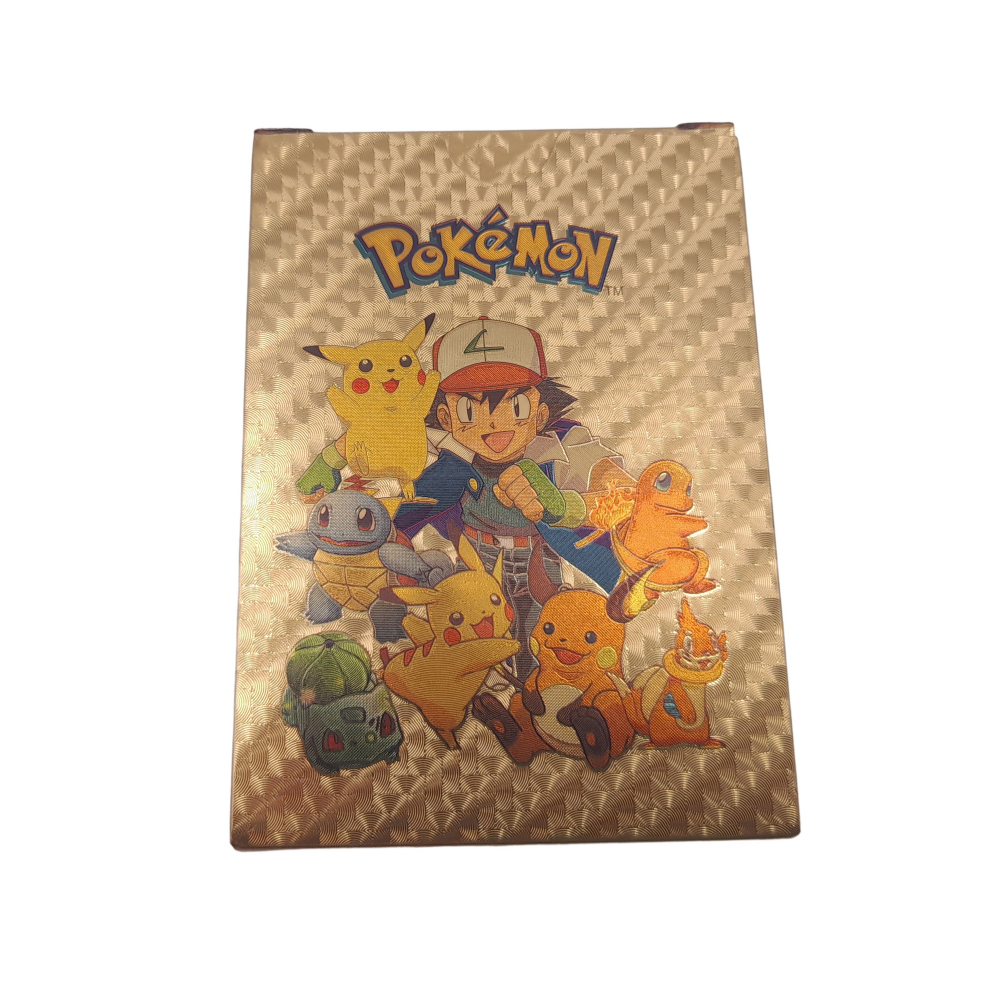 Set doua pachete cartonase Pokemon Gold GTX si  Silver GTX, editie de colectie, 55 bucati, aurii/argintii [4]