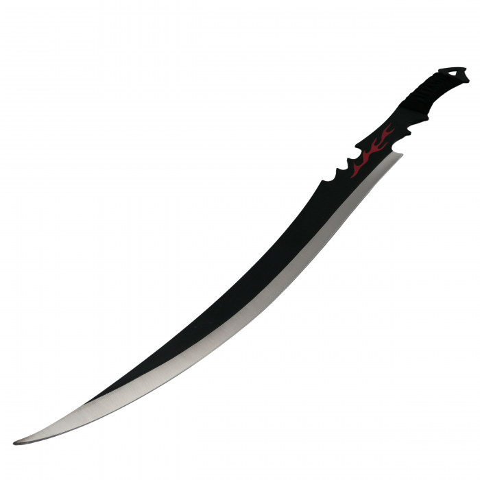 Set doua sabii de vanatoare, IdeallStore®, Fire Blade, 70 cm, teaca inclusa [4]
