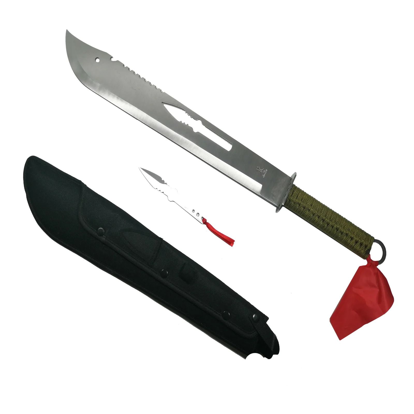 Set doua sabii de vanatoare,  IdeallStore®, Last Ronin, 68.5 cm, negru [6]