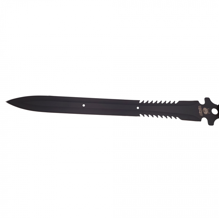 Set doua sabii de vanatoare, IdeallStore®, Ninja Blade, 83 cm, negru, teaca inclusa [10]