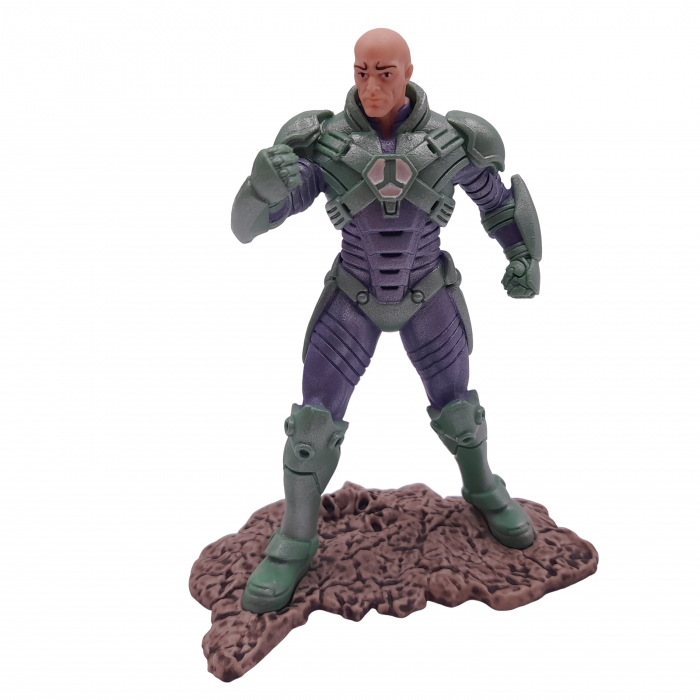 Set figurine IdeallStore®, Superman vs Lex Luthor, plastic, editie de colectie, 11 cm [6]