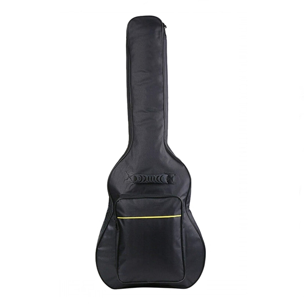 Set husa si chitara clasica din lemn, Cutaway alb, 95 cm [6]
