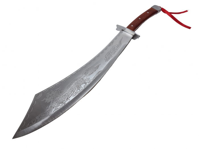 Set maceta si sabie de vanatoare, IdeallStore, 64 cm , cutit de aruncat inclus [4]