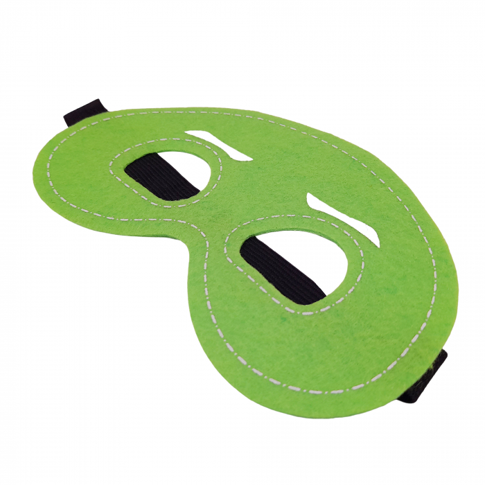 Set manusa si accesorii Eroi in Pijamale IdeallStore®, Sopi Neinfricatul, marime universala, verde [3]