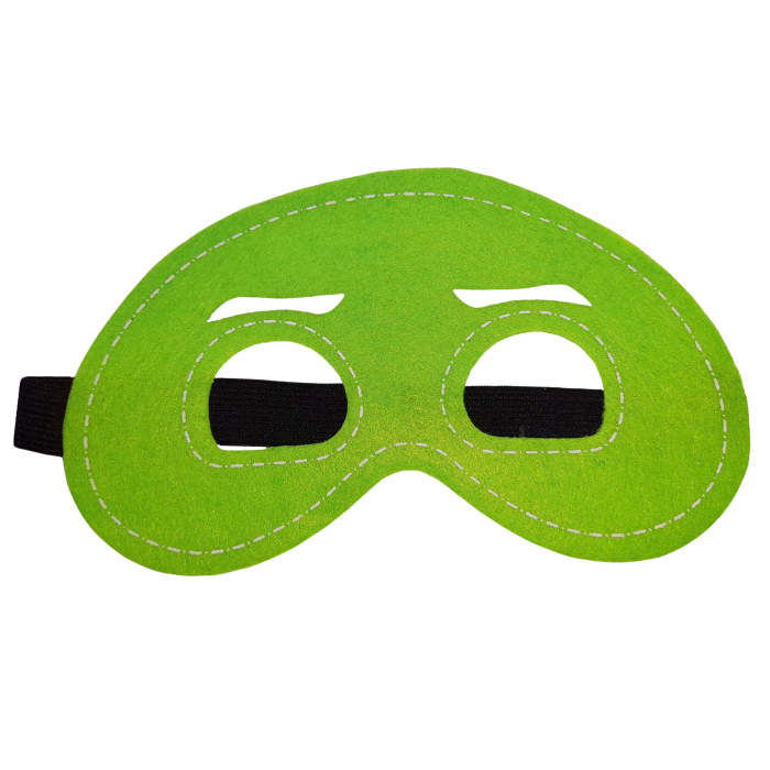 Set manusa si accesorii Eroi in Pijamale IdeallStore®, Sopi Neinfricatul, marime universala, verde [2]