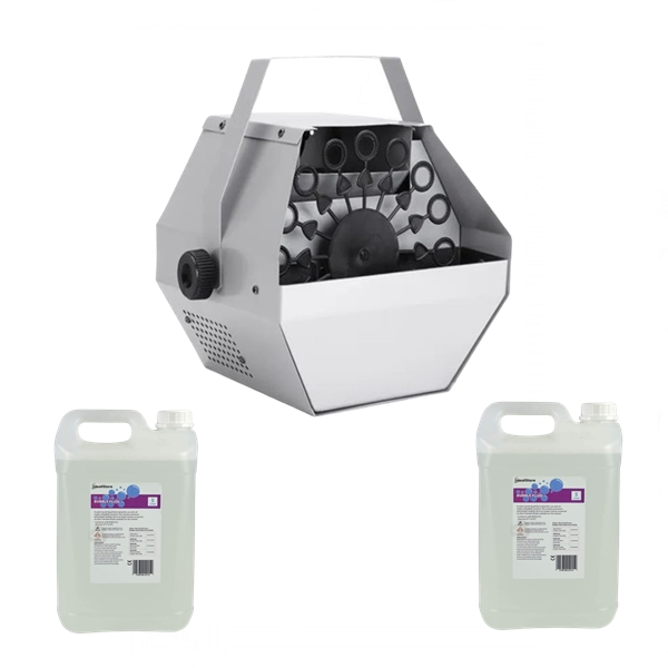 Set masina de baloane si lichid, IdeallStore®, 10 l, argintiu [7]