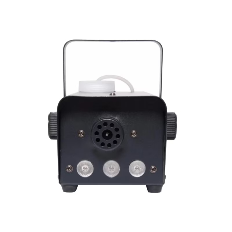 Set masina de fum, 600 W si lichid 4.5 l, IdeallStore®, LED, jocuri de lumini, Wireless, negru [4]