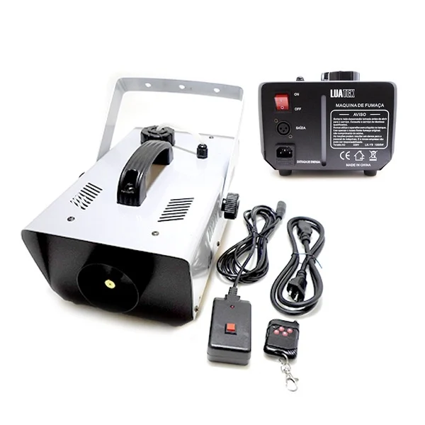 Set mașină de fum profesionala  si lichid 9 l,  telecomanda, 2000 KV [5]