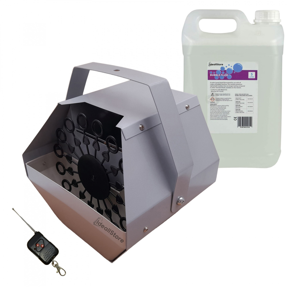 Set masina de baloane, lichid baloane 5 l  si mașină de fum ,lichid fum 4.5 l [3]