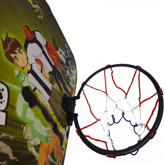 Set mini cos de baschet IdeallStore®, Ben 10 Edition, plastic, minge inclusa [6]