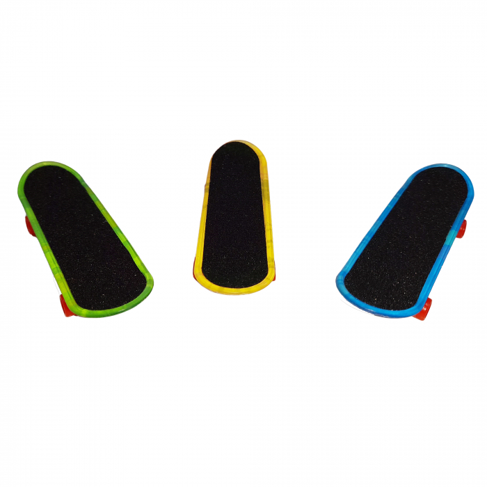 Set mini Skateboard IdeallStore®, Fingerboard Light, LED, 9.5 cm, multicolor [2]