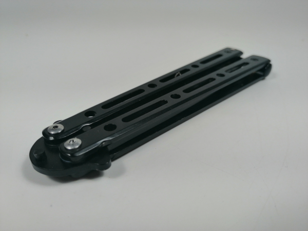 Set Nunceag, 31 cm si briceag fluture, 22 cm, negru [12]
