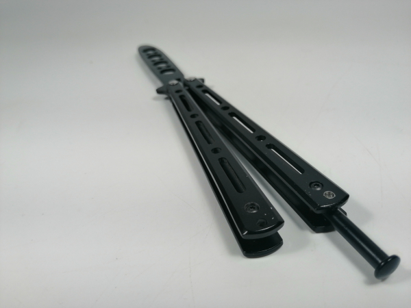 Set Nunceag, 31 cm si briceag fluture, 22 cm, negru [13]