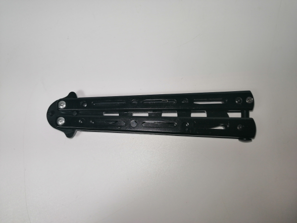 Set Nunceag, 31 cm si briceag fluture, 22 cm, negru [11]