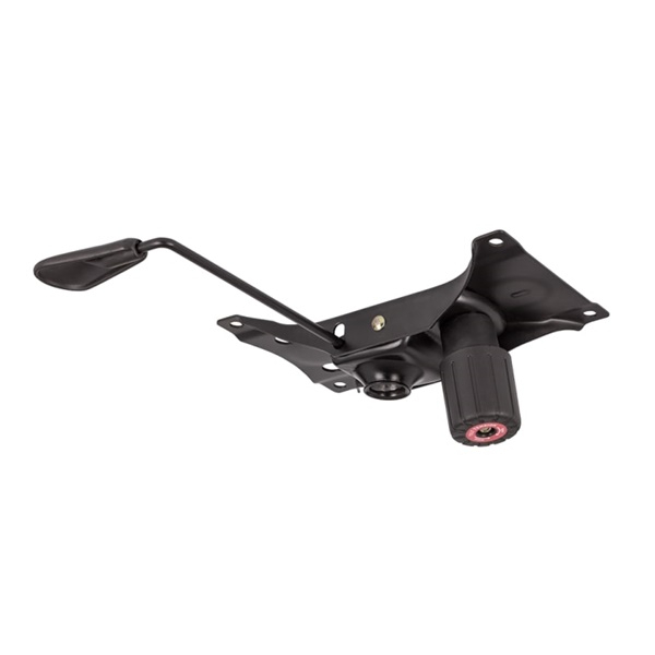 Set placuta balans metalica 22 cm x 15 cm, baza 60 cm si cilindru piston, gaz, pentru scaune birou, argintiu, 35 cm [5]