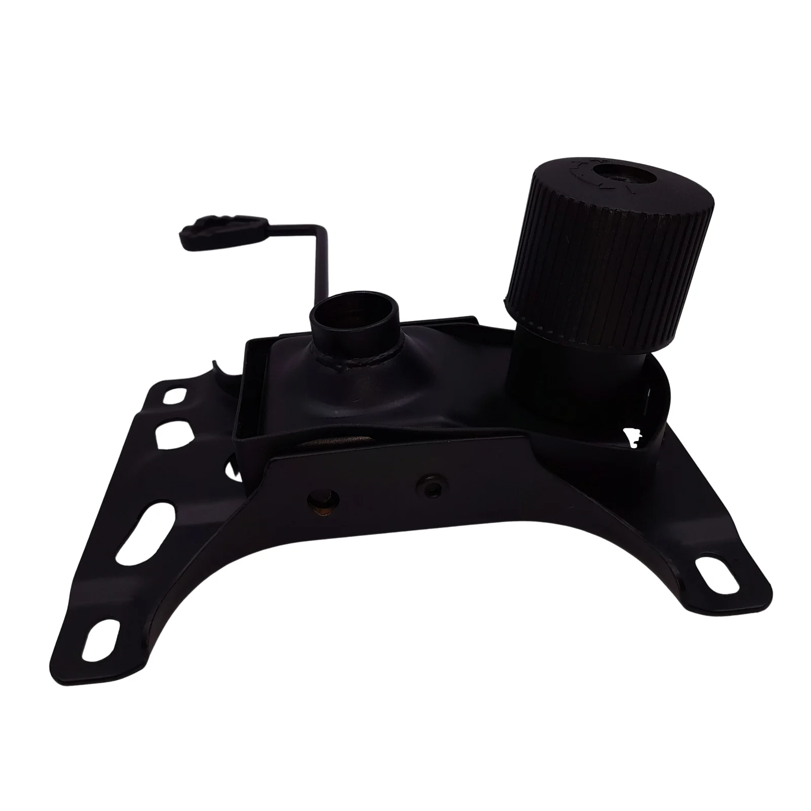 Set placuta balans metalica 26 x 15 cm, baza 64 cm, rola universala cauciuc si cilindru piston, gaz, pentru scaune birou, negru, 35 cm [8]