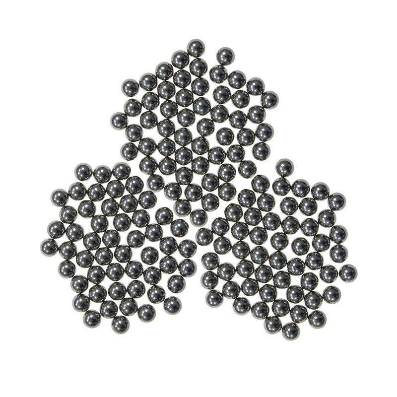 Set prastie cu laser, boloboc  si 110 bile metalice 8 mm, IdeallStore®, 12 cm, Metal [10]