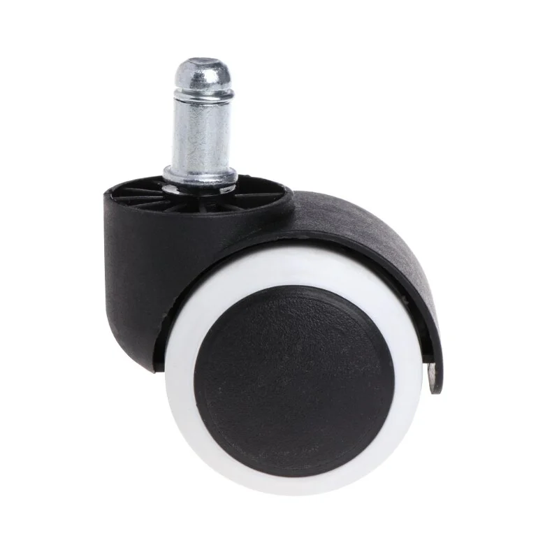 Set rotita universala cauciuc si cilindru piston, gaz, pentru scaune birou, negru, 35 cm [7]