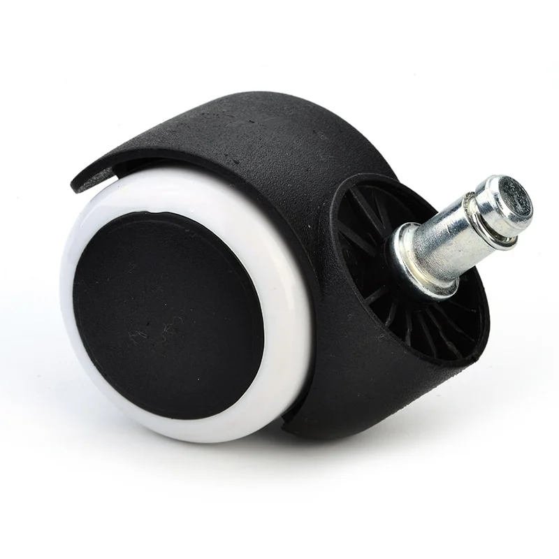 Set rotita universala cauciuc si cilindru piston, gaz, pentru scaune birou, argintiu, 35 cm [6]