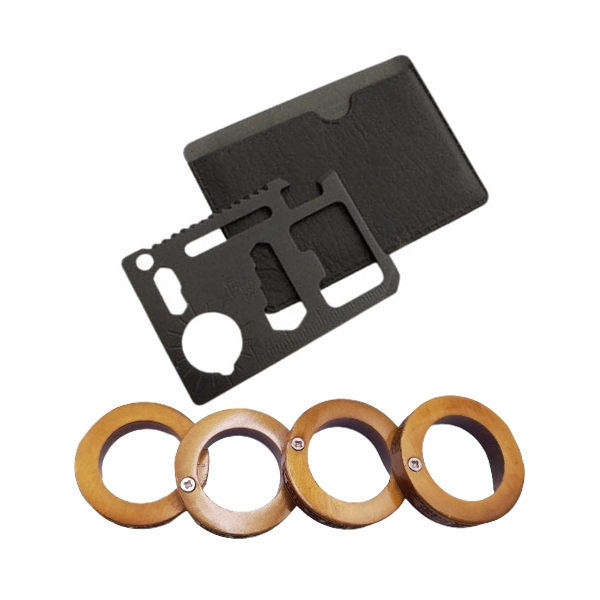 Set Rozeta extensibila si Card supravietuire IdeallStore® ,  husa inclusa [2]